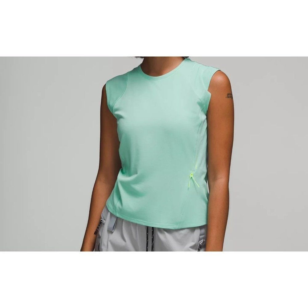007_lululemon Cap Sleeve Hiking Tank Top
